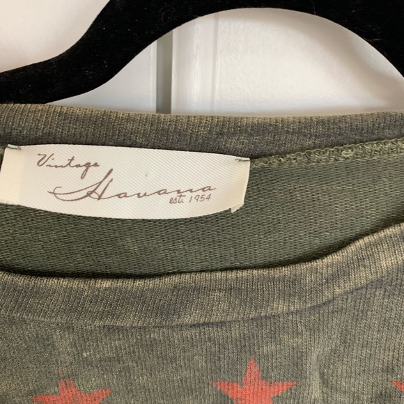 Vintage Havana Cropped Long-Sleeve Tee - Picture 3 of 3